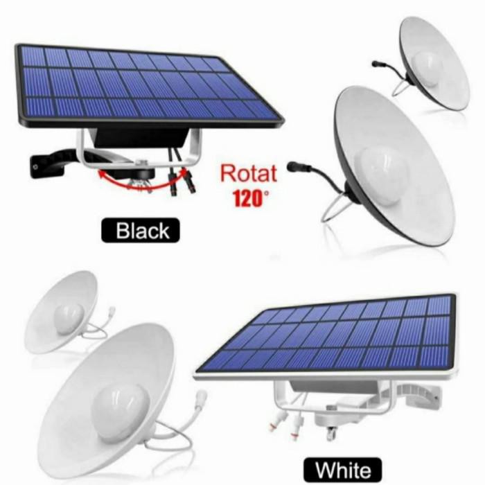 Lampu Led Rumah Solar Panel Cell Tenaga Surya Twolight Out/Indoor
