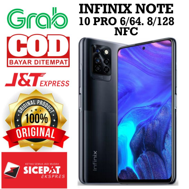 Infinix Note 10Pro  6/64 8/128 Nfc Garansi Resmi