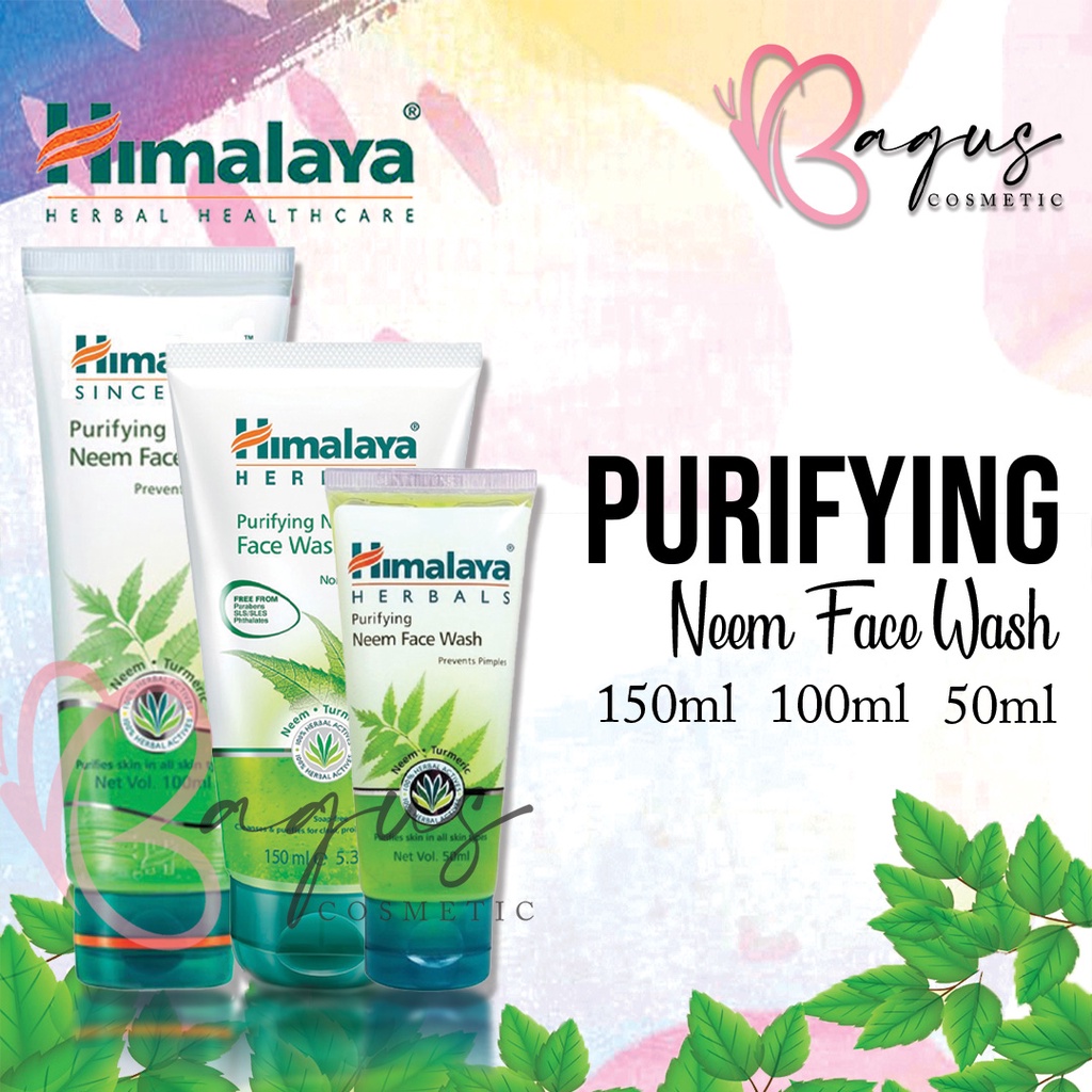 ⭐ BAGUS ⭐ HIMALAYA PURIFYING NEEM 150 100 50 | Masker Kulit Berjerawat Mask Facial Wash Scrub