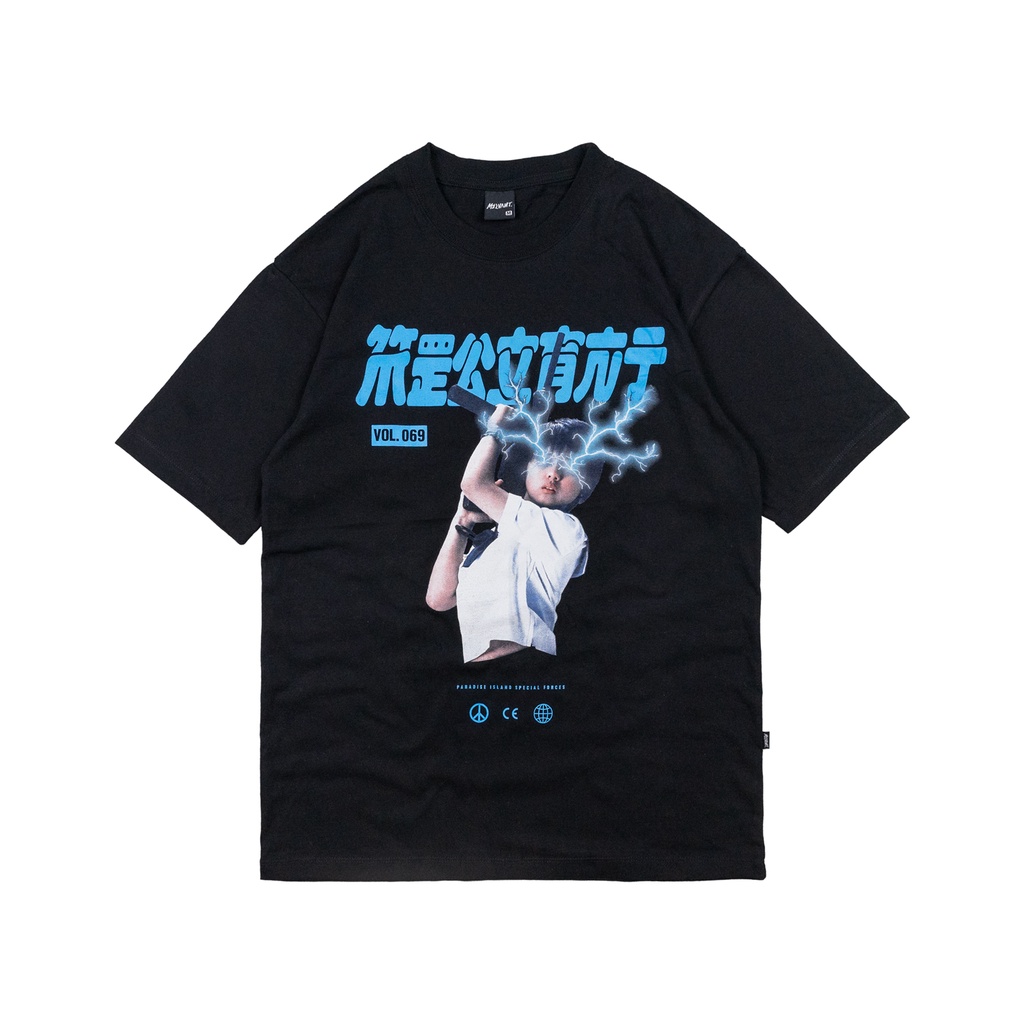 MTS SPENCER BLACK - MELVANT TSHIRT