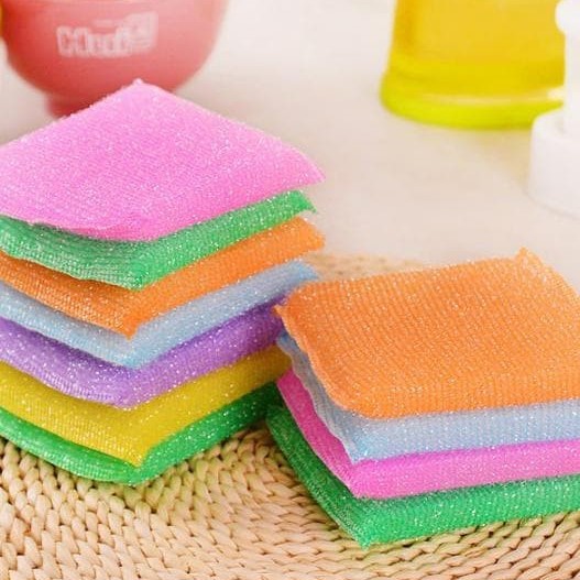 Grosir  - H875 Super Magic Spons / Spon Cuci Piring / Sponge Warna Warni / Spons Murah Import Batam