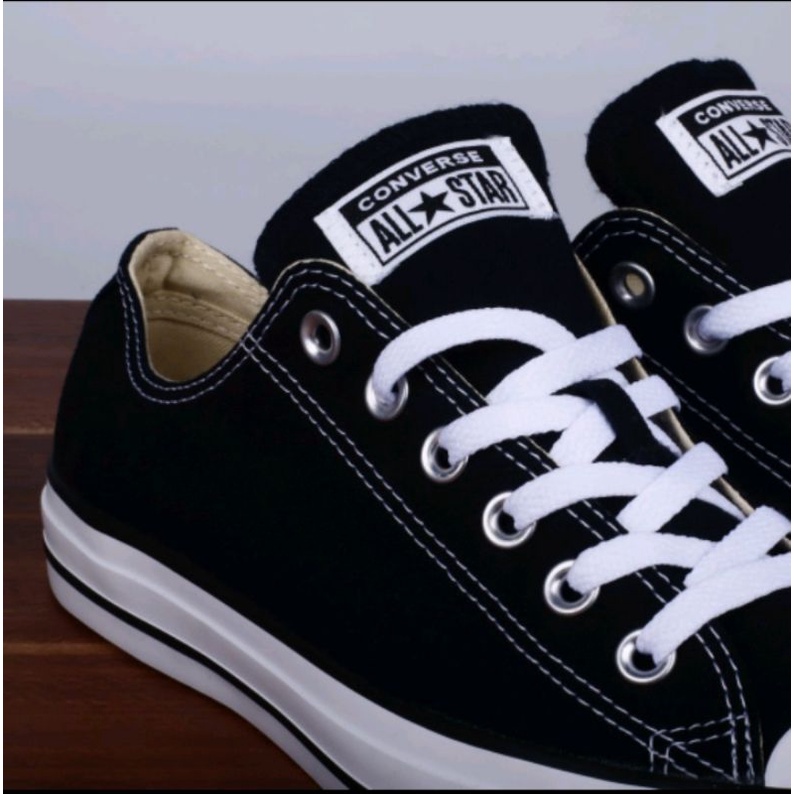 Sepatu Cowok/Cewek Converse All-Stars Hitam Putih Terbaru Trend+Alas Kaki