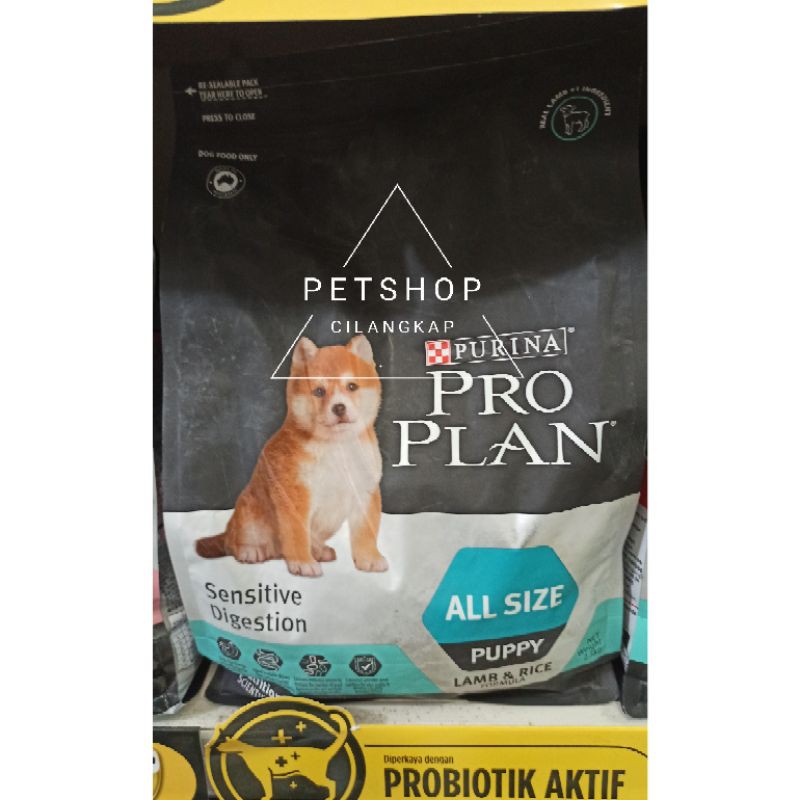 proplan medium sensitive digestion puppy all size 2,5kg makanan anjing