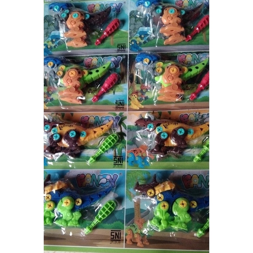 Mainan anak dinosaurus kecil 1pcs