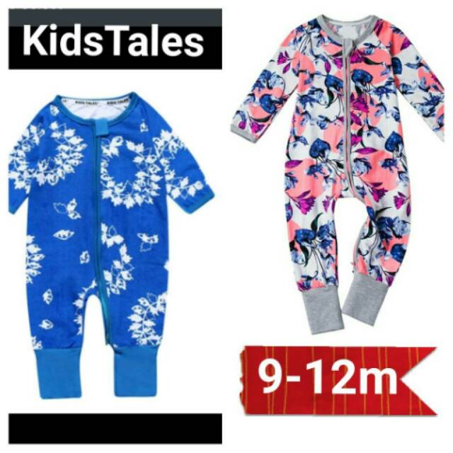 BONDS INSPIRED Jumper baby romper long sleeves zippysuit sleepsuit baju tidur bayi
