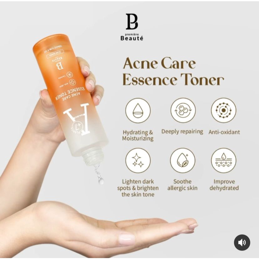 [ORI] Premiere Beaute Essence Toner Niacinamide Centella Luminous White Glowing Brightening 120ml