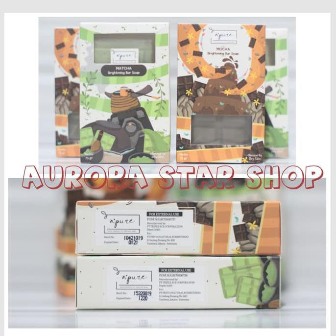 BPOM - N'Pure Brightening Bar Soap -