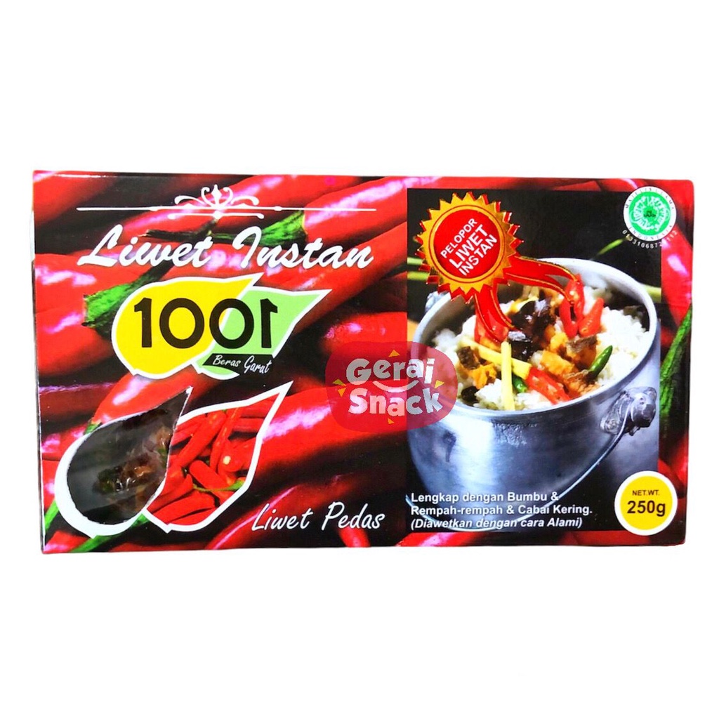 Nasi Liwet Instan 1001 Aneka Varian Rasa Praktis &amp; Higienis Langsung Bisa di Masak 250g