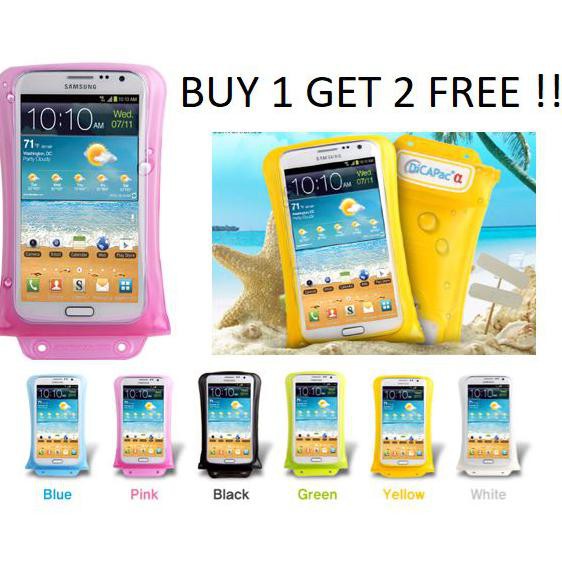 DiCAPac WP-C2 Waterproof Case for Smartphone 5,5" - Kuning