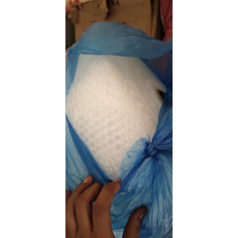 

packing tambahan bubble wrap dan kardus