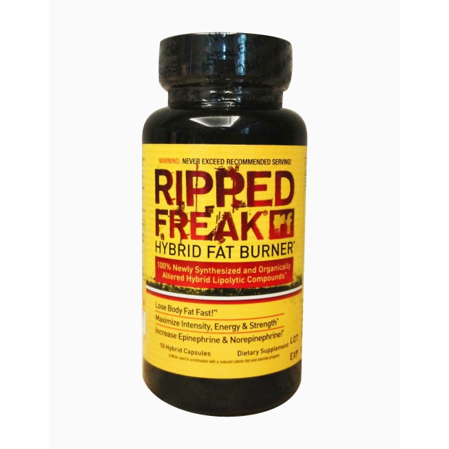 Jual Ripped Freak Fat Burner (10 Caps) Shopee Indonesia