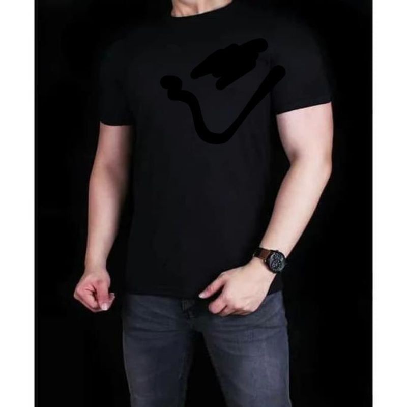 KAOS POLOS SHIRT PRIA/KAOS OBLONG PRIA/KAOS DALAMAN PRIA Baju Kaos Oblong Cotton Combed premium