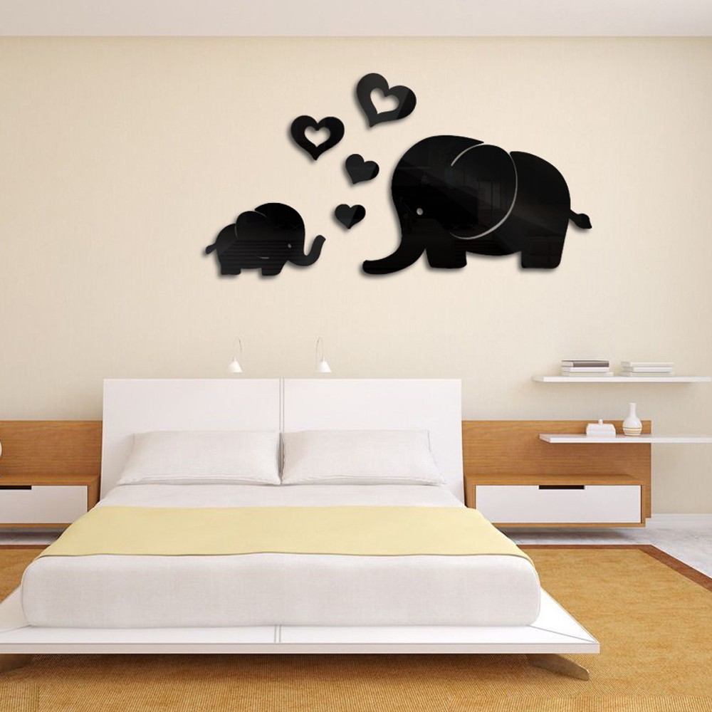 

(Full Size)Stiker Dekorasi Dinding Gajah