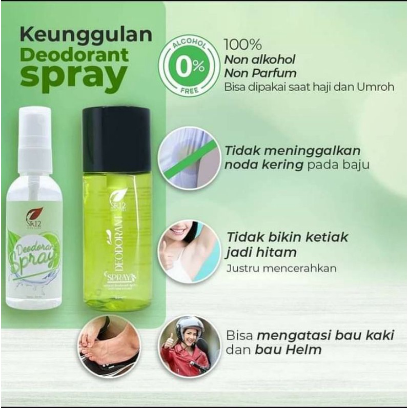 deospray sr12/deodorant tawas/deodorant sr12