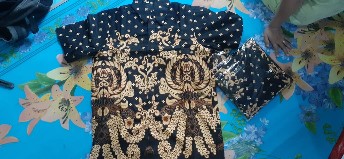 Maura Couple - Sania Ruffle Batik Couple Ori Ndoro Jowi Garansi
