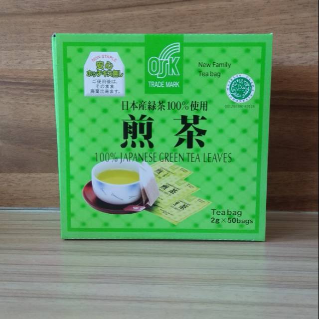 

Osk green tea 2gr x 50bags