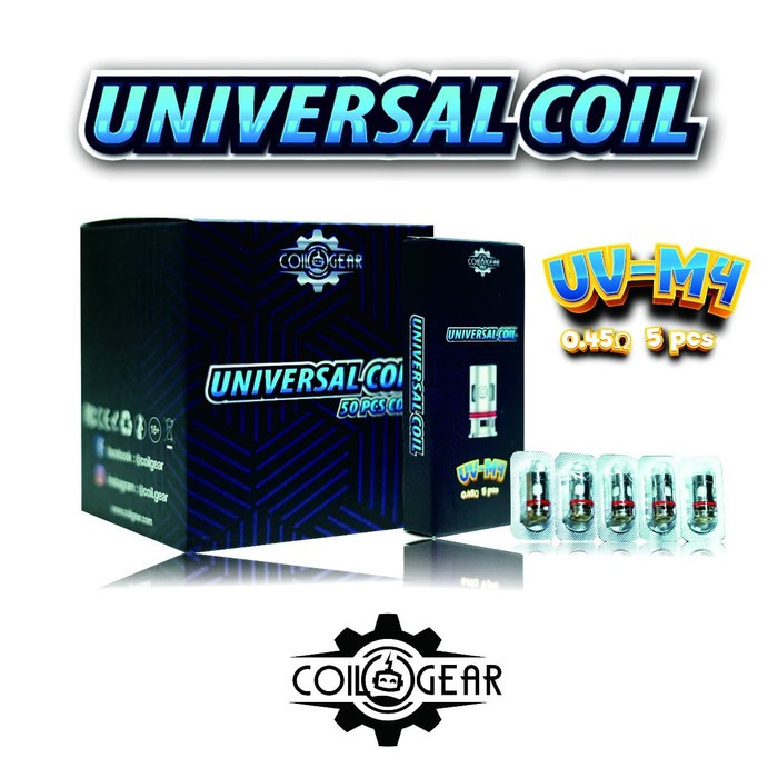 Authentic Coil Gear Universal Coil for Vinci dll 0.3 &amp; 0.45 &amp; 0.6 Ohm coilgear