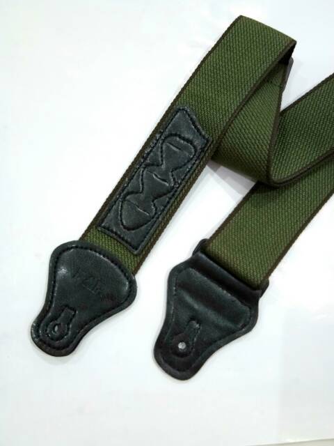 Strap gitar P&amp;P sabuk gitar dengan slot pick GS05 guitar strap