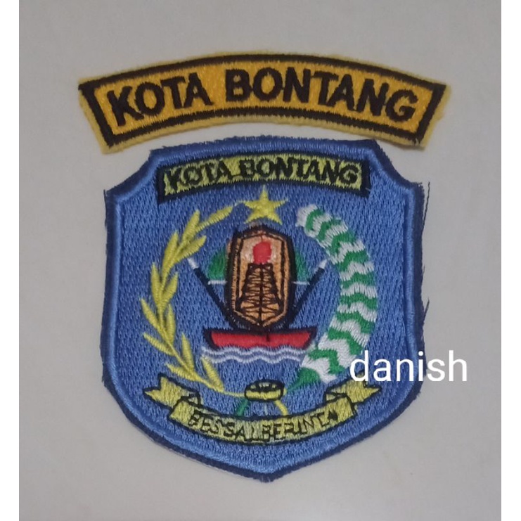 ber bordir KOTA BONTANG( pembelian minimal 5 biji)