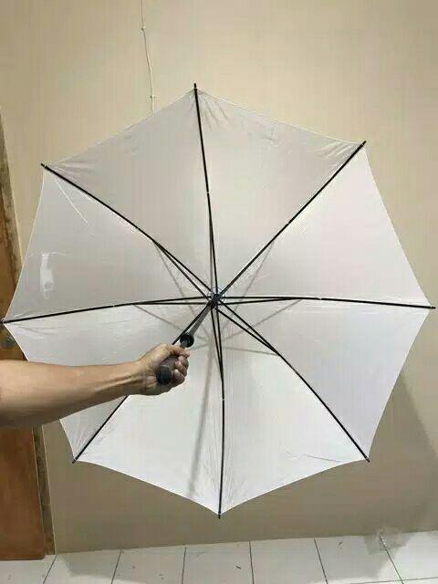 Payung Golf Besar Putih Polos