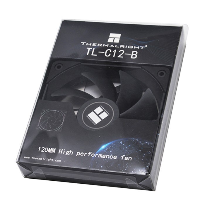 Fan THERMALRIGHT TL-C12-B Black 120mm 12cm PWM Fan