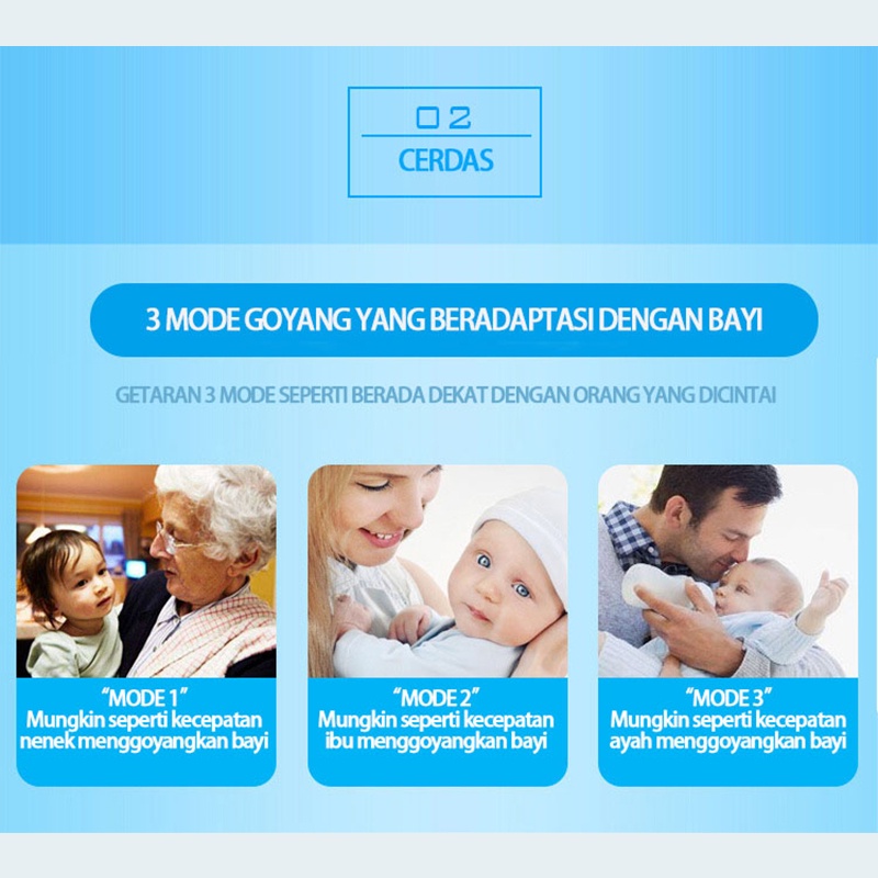 Ayunan Bayi Elektrik/Ayunan bayi multifungsi/otomatis Bouncer Swing/ kendali jarak jauh Start SURPABAYA