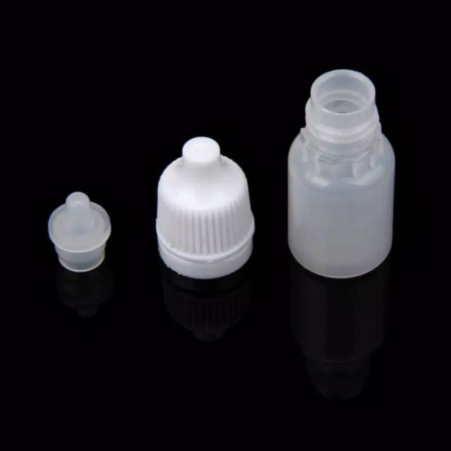 BOTOL TETES MATA 30ML / BOTOL TETES HDPE NATURAL 10ml 30ML -TUTUP NON SEGEL