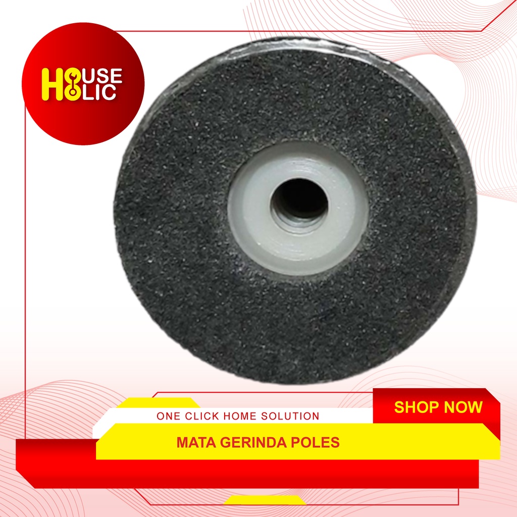 Polishing Wheel 4&quot; Inch Mata Gerinda Roda Poles Non Woven Nylon Fiber