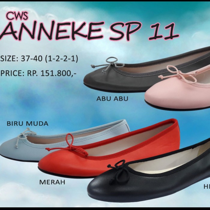 SEPATU FLATSHOES ARDILES FLAT SHOES ANNEKE SP 11 DAN ANNEKE SP13 SEPATU FORMAL DAN KASUAL SEPATU KANTORAN CEWEK