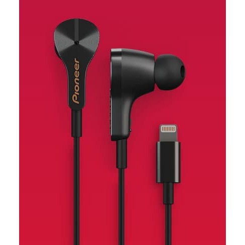 "Pioneer Rayz Lightning Powered Earphone Noise Cancelling with mic"