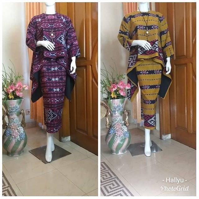 Setelan Rok Tenun Dan Atasan Kain Troso Jepara Motif Ntt Bisa Pilih Motif Lain Shopee Indonesia