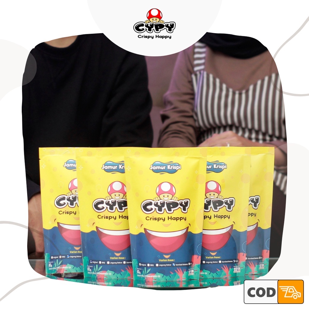 

Jamur Krispi CYPY 5 Varian Rasa - Bumbu Tebal dan Renyah