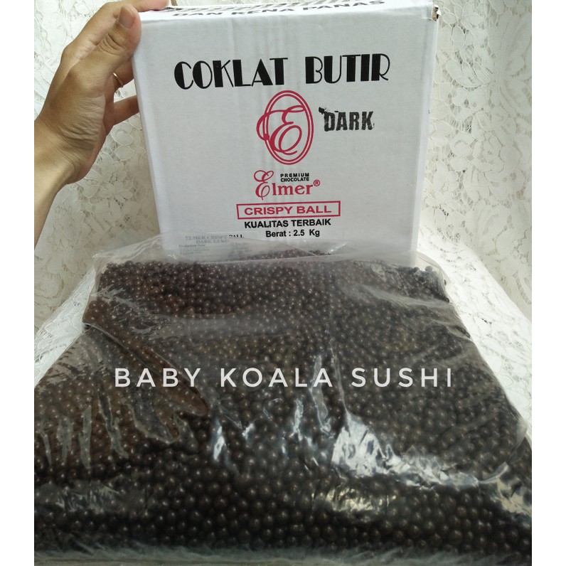 

CRISPY BALL CHOCOLATE 500GR | CHOCO CAVIAR | RICE CRISPY LAPIS COKLAT - DARK CHOCOLATE