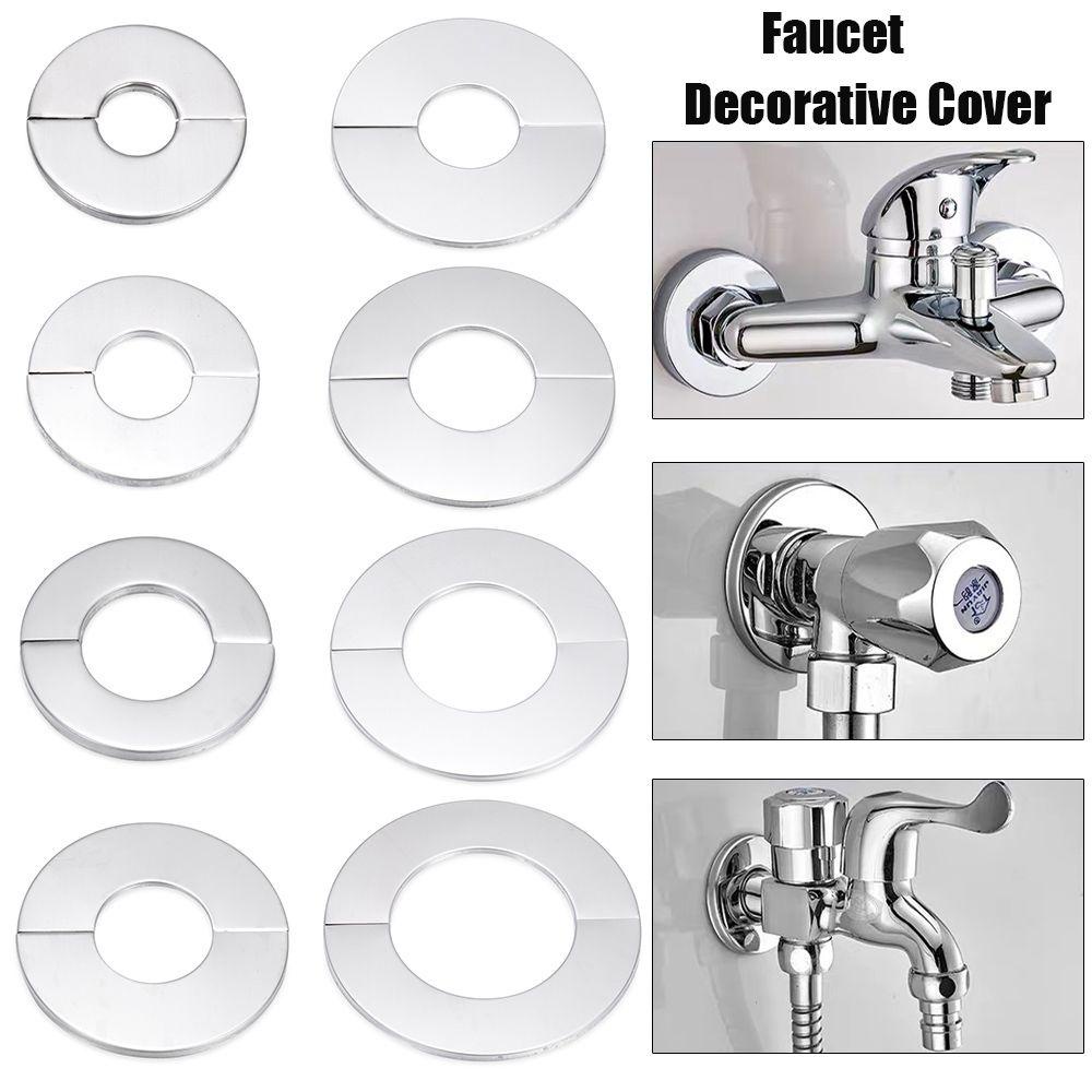 Preva Faucet Decorative Cover New Flange Cover Stainless Steel Chrome Penutup Aksesoris Kran