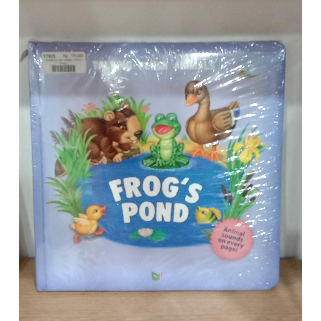 TALKING PLUSH ANIMAL FROG'S POND / MAINAN