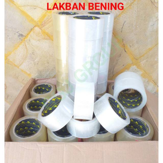 F ( F6 ) LAKBAN BENING DAN COKLAT / 90 YARD / TEBAL 2 INC / 45 MM