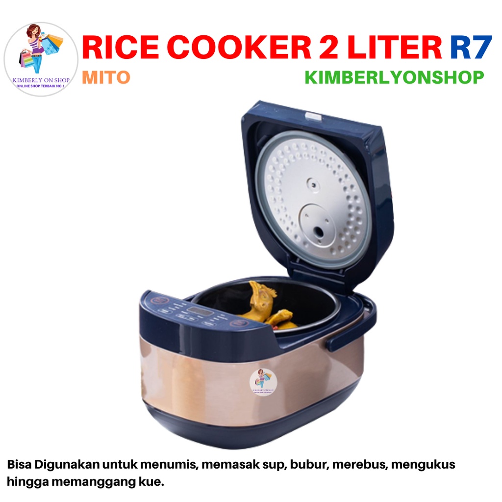 Rice Cooker R7 Penanak Nasi 2L Japan Quality Mito
