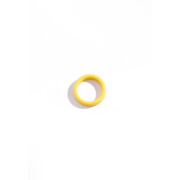 Unna Acrylic Resin Candy Ring in Yellow TOUGO
