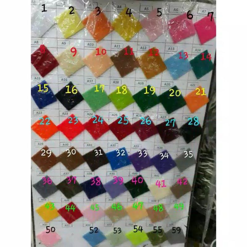 Kain flanel 1/2 meter - Kain Flanel setengah meter