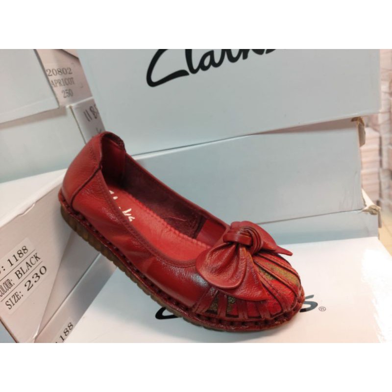 Clarks radial pita / Clarks flat / sepatu Clarks wanita