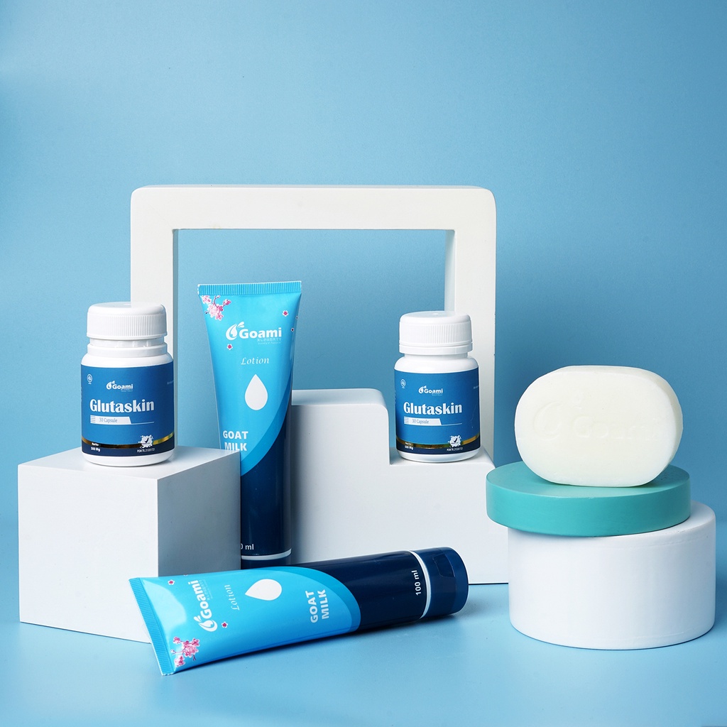 GLUTASKIN GOAMI ISI 30 - 90 KAPSUL PEMUTIH SELURUH BADAN, WAJAH, KETIAK, SELANGKANGAN, MENGHILANGKAN