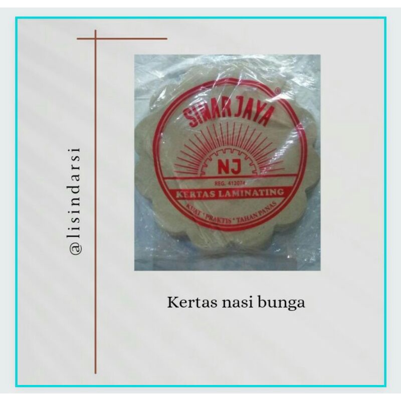 

Kertas nasi bunga isi 180 lembar