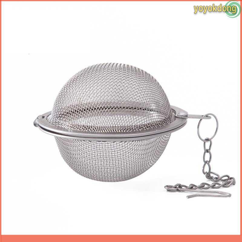 Grab Medan Filter Saringan Teh Reusable Tea Infuser Strainer JETTING  K520  Silver 50mm