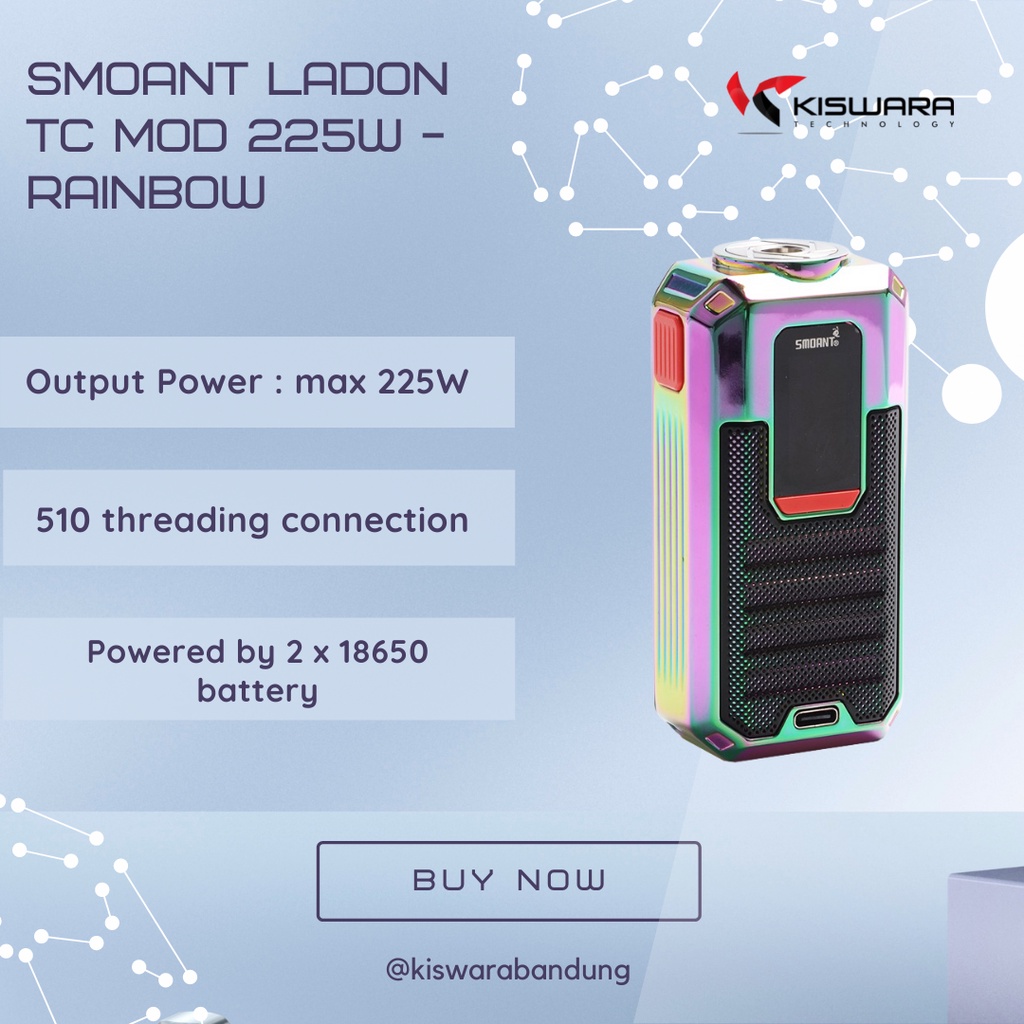 SMOANT Ladon TC Mod 225W - RAINBOW [Authentic]