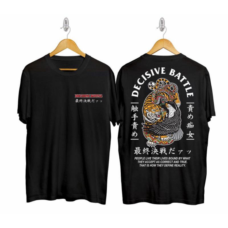 Baju Kaos Decisive Battle/Baju Kaos Harimau/Baju Kaos Elang/Baju Kaos Garuda/Baju Kaoas Ular/Baju ka