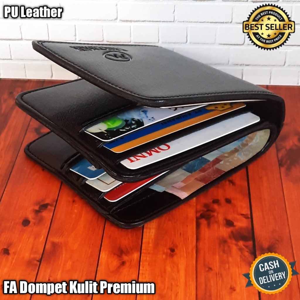 Dompet Pria Premium Dompet Lipat 3 Dompet Kulit Pu