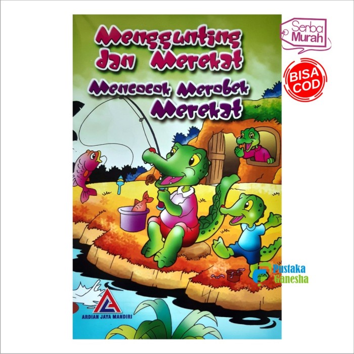 Buku TK Belajar Menggunting Merekat Mencocok Merobek PAUD RA Playgroup Penerbit Ardian Jaya Mandiri