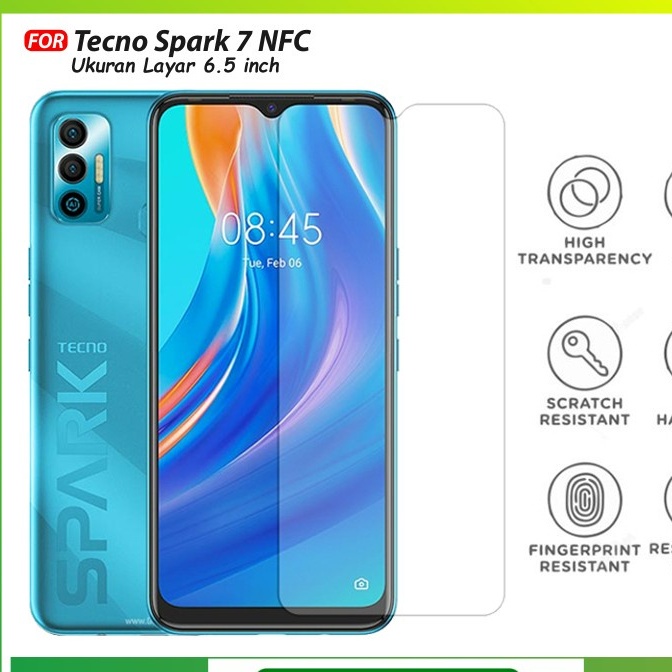 TECNO POVA 2 SPARK 6 GO SPARK 7 SPARK 7 Nfc SPARK 7 PRO TEMPERED GLASS BENING ANTI GORES KACA CLEAR BENING TRANSPARAN TEMPRED SCREEN GUARD PELINDUNG LAYAR