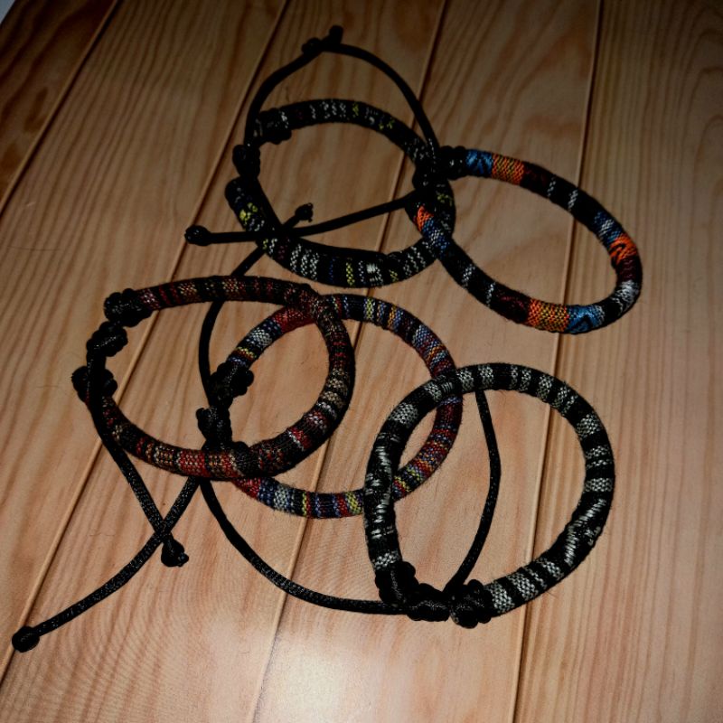 Gelang Tenun Etnik Pria Wanita Keren Outdoor Pendaki Gunung Aksesoris Premium Murah