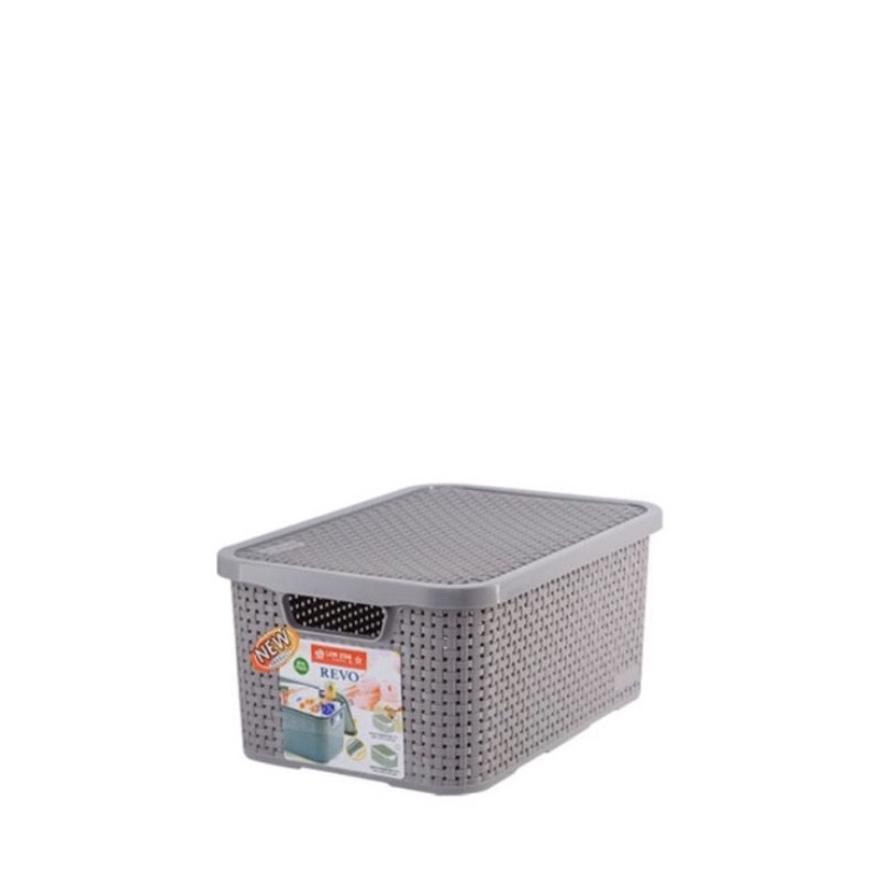 LION STAR - REVO STORAGE BOX NO 7 - NO 10 / KERANJANG SERBAGUNA TUTUP